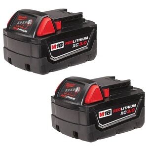 Milwaukee M18 XC 3.0 Battery Pack 2-Pack Brand NEW